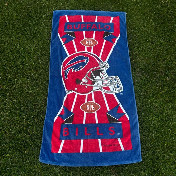 NFL Other - 1994 Vintage NFL Buffalo Bills Abstract Helmet Summer Beach Towel